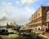The bacino Venice Looking Towards The Grand Canal - 爱德华·普利切特